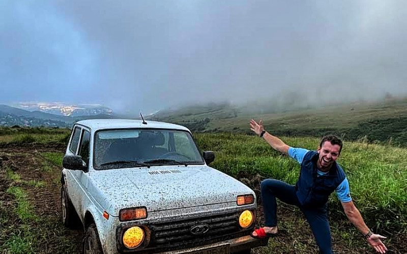 SUV rental Armenia offroad adventure review Caravan mountain trip